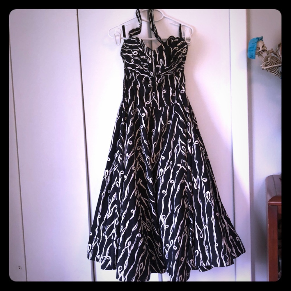 Anthropology retro inspired dress